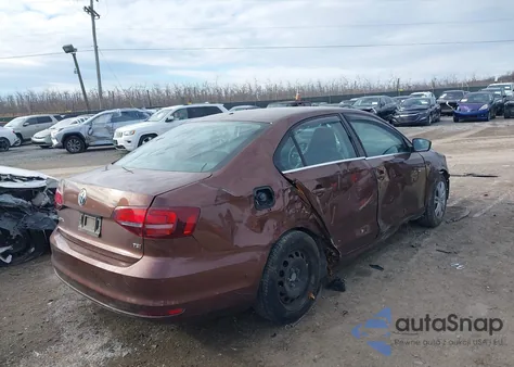 2017 Volkswagen Jetta 1.4T S из США, поврежденный, VIN 3VW2B7AJ7HM290990